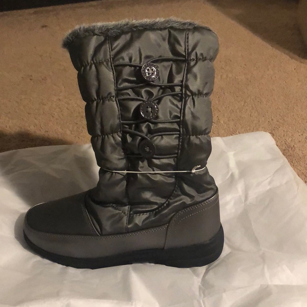 Gray Waterproof boots